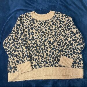 Old Navy Leopard Print Sweater